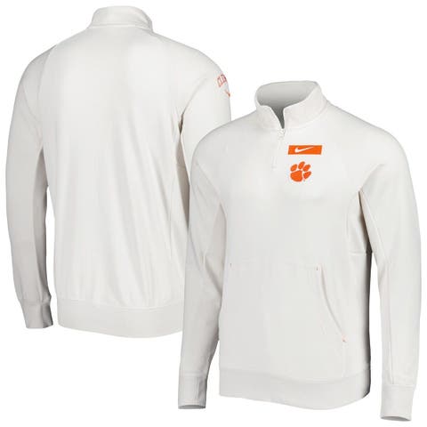 Nike Men's Miami Dolphins Sideline Pewter Grey Half-Zip Long Sleeve Top