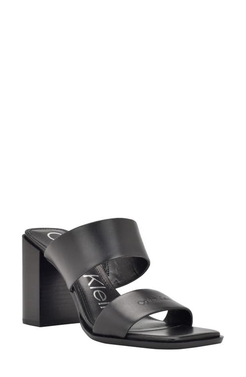 UPC 197016229706 product image for Calvin Klein Tara Sandal in Black at Nordstrom, Size 7.5 | upcitemdb.com