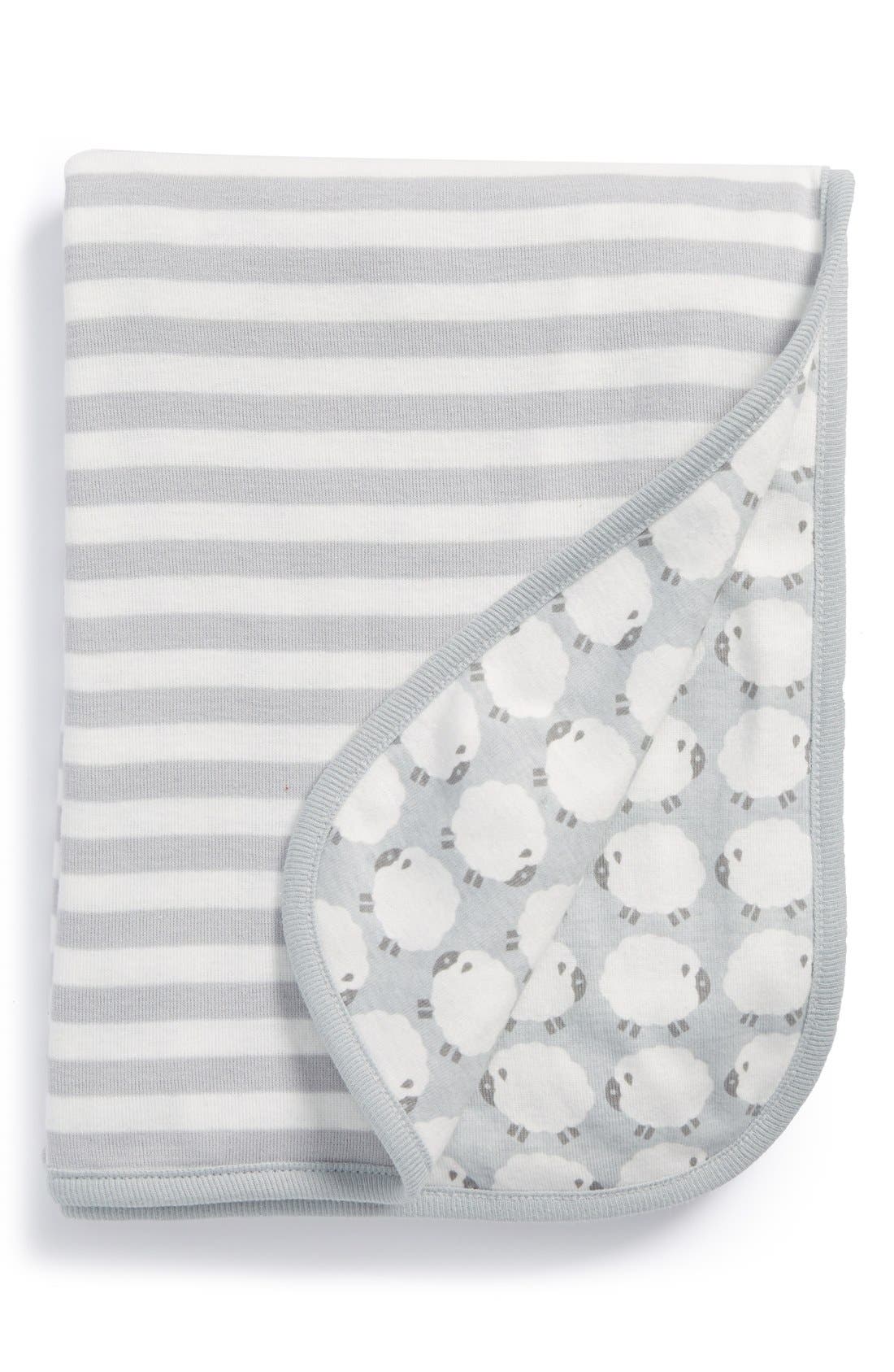 giggle Reversible Organic Cotton Receiving Blanket Nordstrom