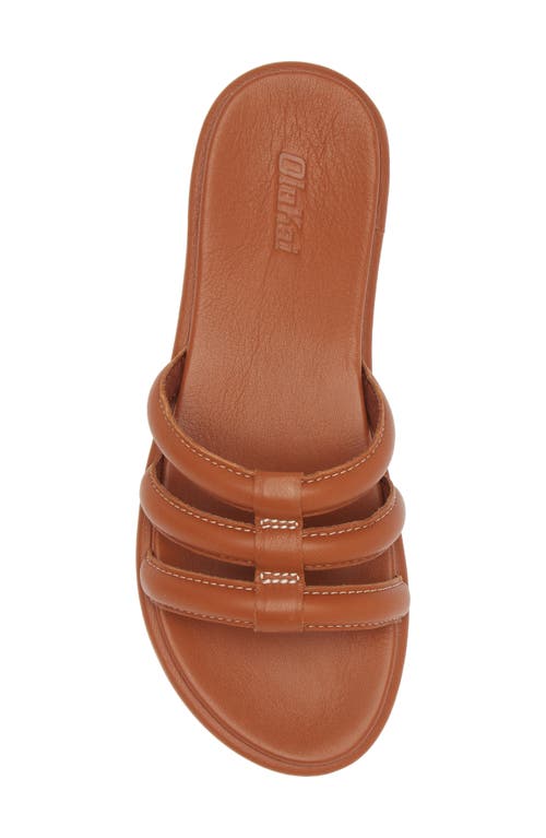 Olukai Tiare Slide Sandal In Fox/fox