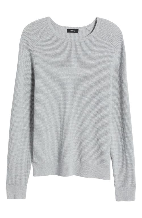 Theory Novo Merino Wool Blend Crewneck Sweater In Vapor Melange