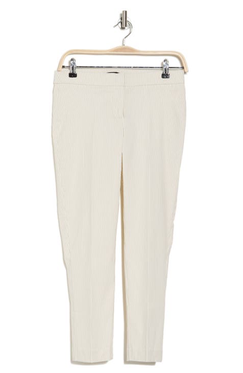 Amanda Seersucker Ankle Pants (Petite)