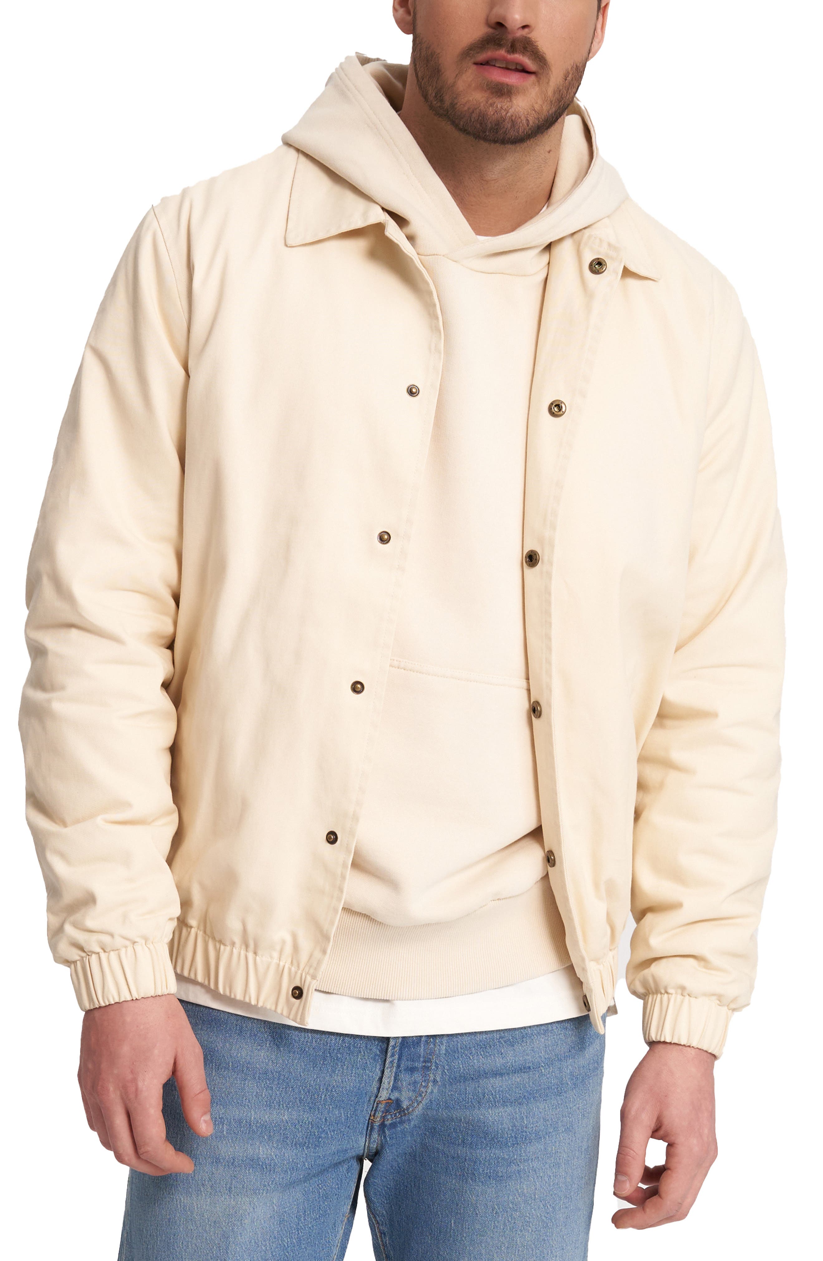 waxed cotton bomber jacket