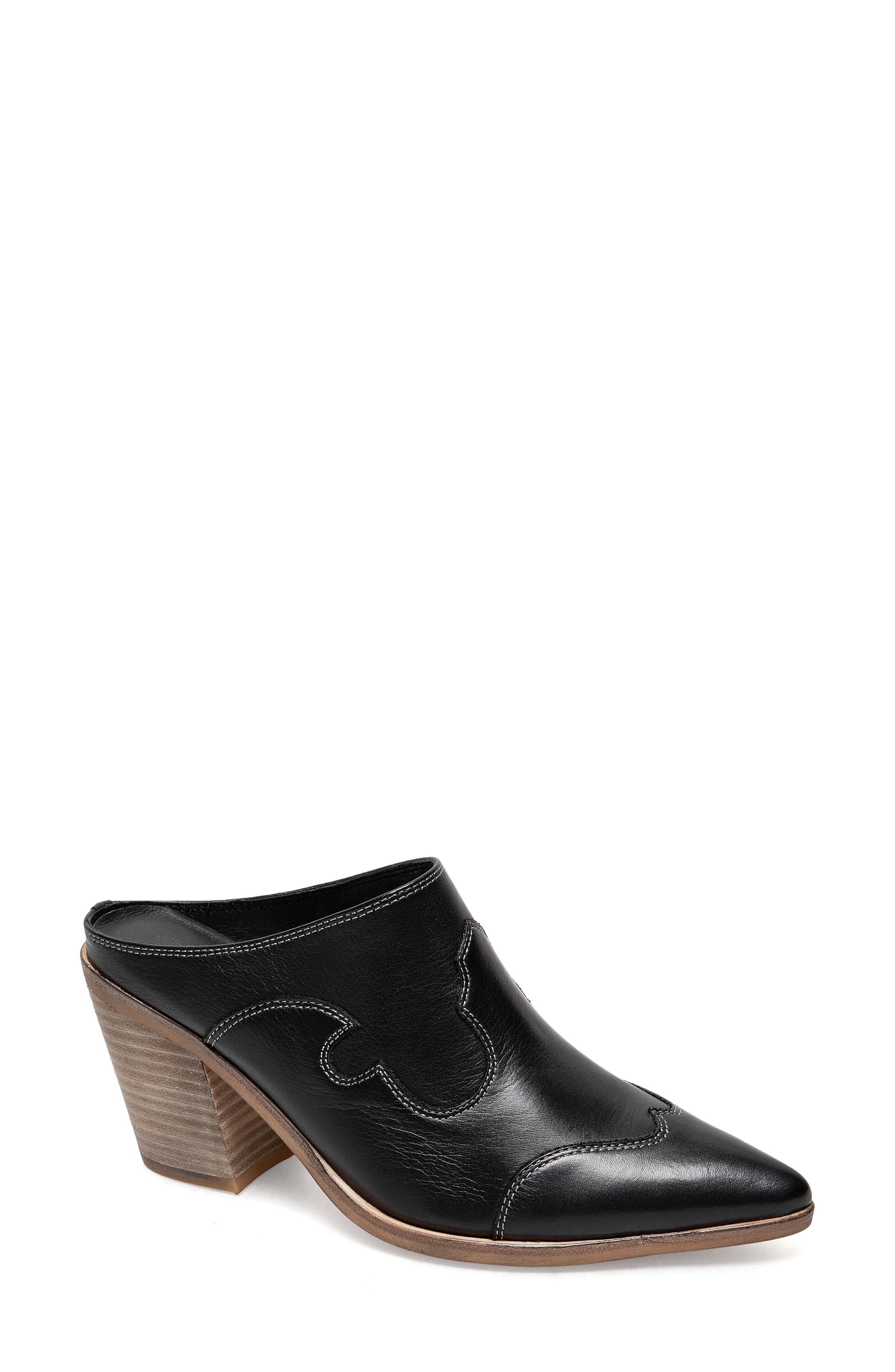 womens western style mules