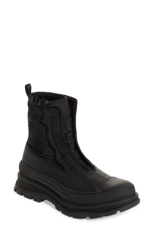 Cecilie Bahnsen Sasha Quilted Combat Boot in Black