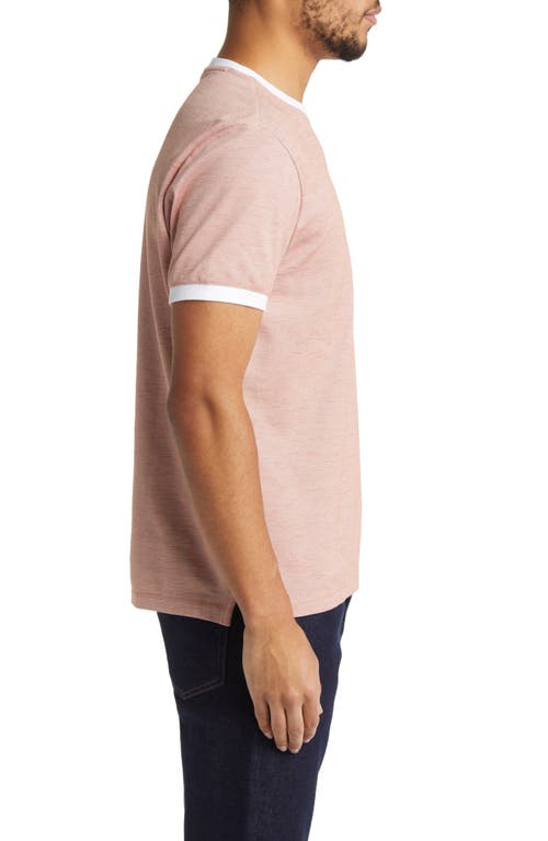 Robert Barakett Whitner Cotton Blend T-shirt In Burnt Orange