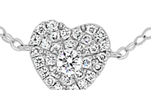 Bony Levy Bardot Diamond Heart Chain Bracelet In 18k White Gold
