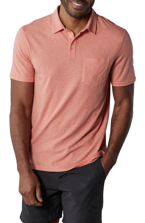 The Normal Brand Puremeso Pocket Polo In Canyon Sunset