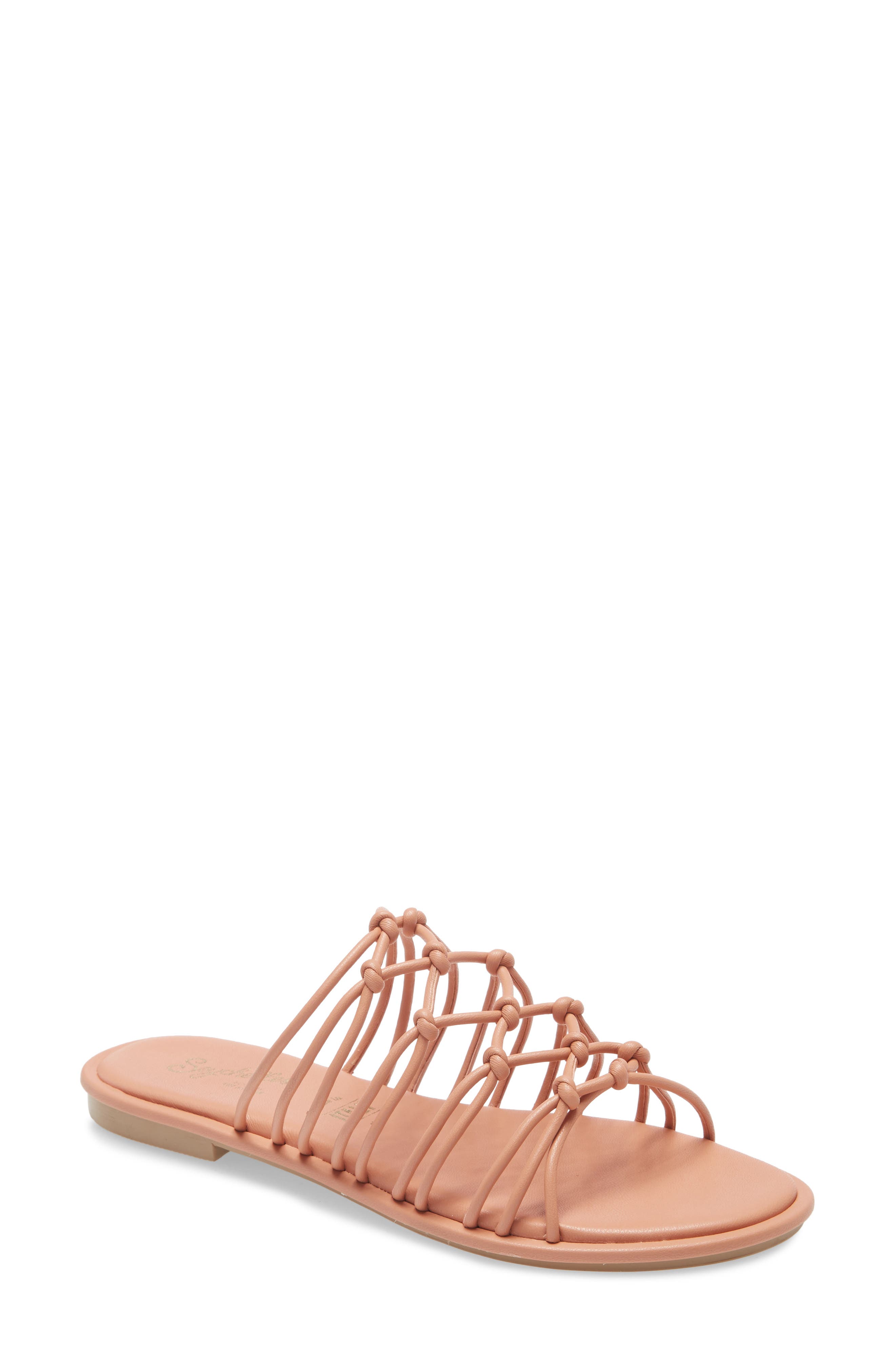 Seychelles Authentic Slide Sandal In Coral Faux Leather