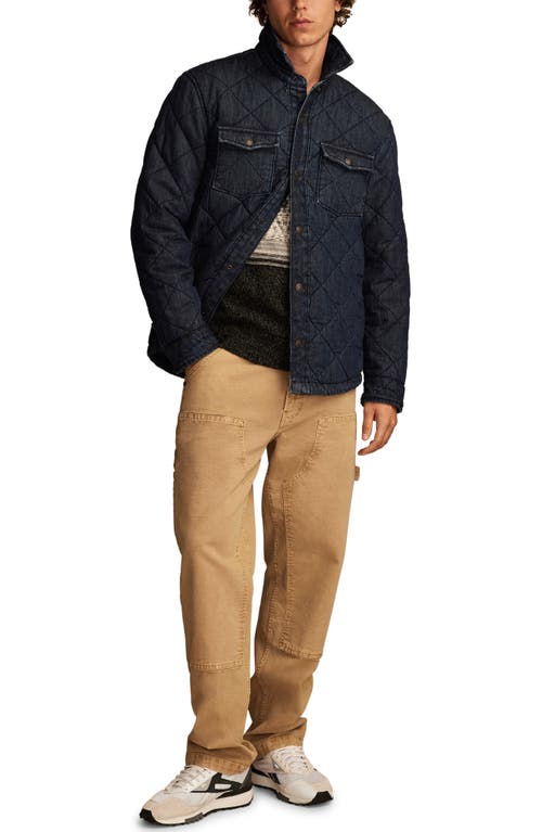 Shop Lucky Brand Renwick Quilted Denim Jacket