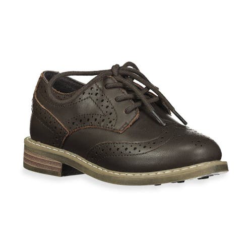 Hope & Henry Boys Leather Wingtip Oxford, Brown