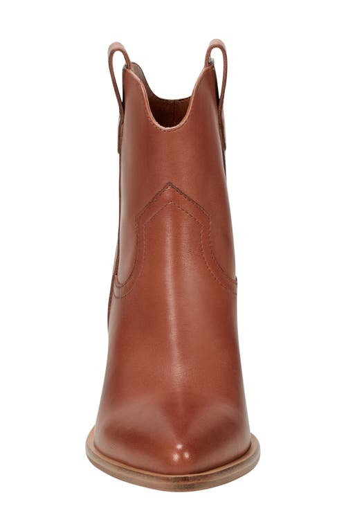 Shop Marc Fisher Ltd Marlie Western Boot In Medium Natural 102