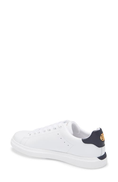 Tory Burch Women's Howell Lace Up Sneakers In Titanium White/tory Navy
