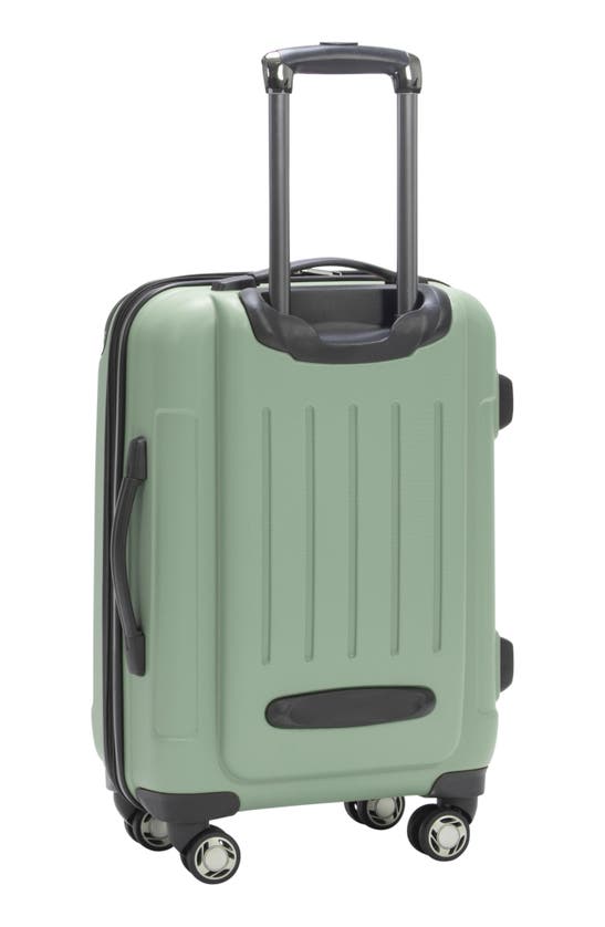 Kenneth Cole Reaction Renegade 20-inch Lightweight Hardside Expandable Spinner Carry-on Luggage In Seafoam