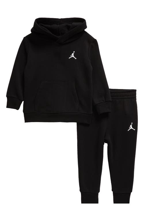 Shop Jordan Brooklyn Fleece Hoodie & Joggers Set In Black