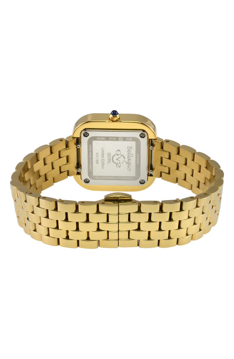 GV2 Bellagio Diamond Swiss Bracelet Watch, 30mm | Nordstromrack