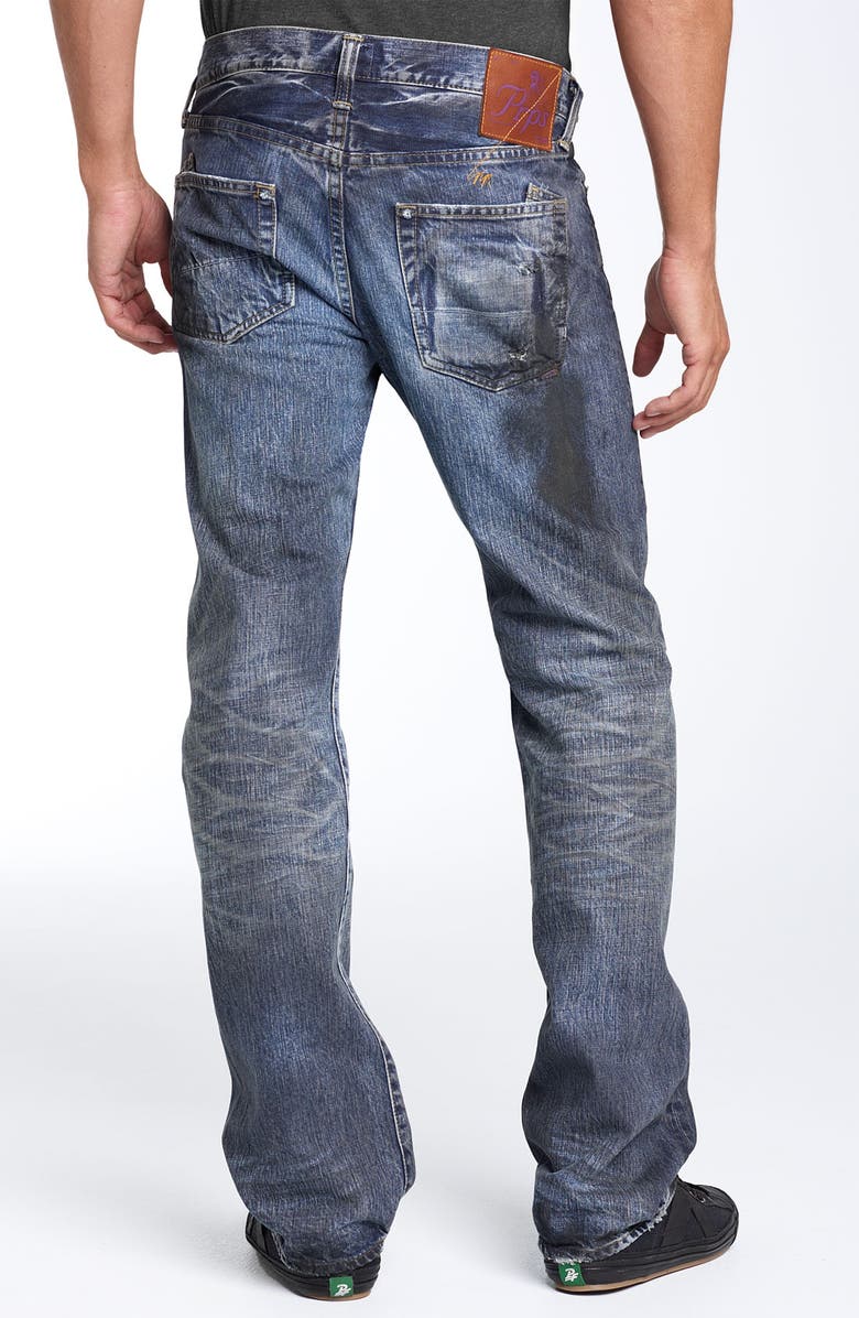PRPS Straight Leg Selvedge Jeans (Black Lubed Wash) | Nordstrom