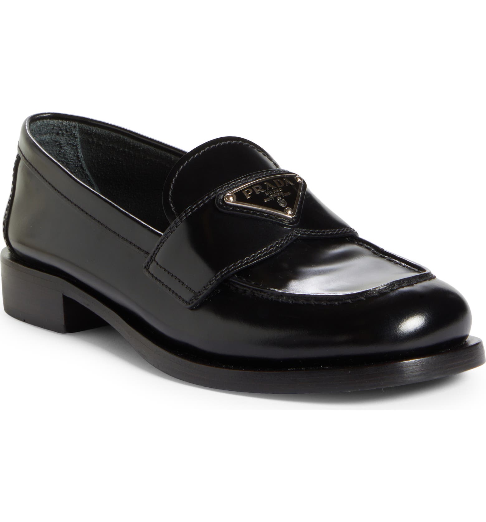 Black Prada loafers