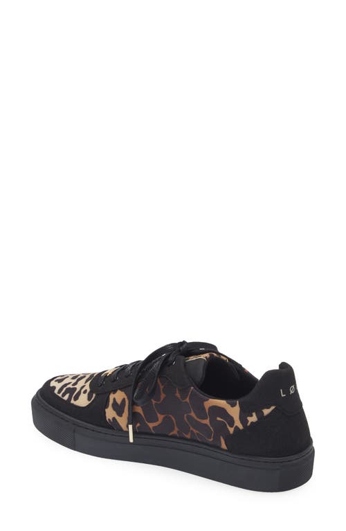 Shop Loci Classic Water Repellent Sneaker In Black/leopard/black