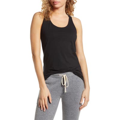 Tommy John Second Skin Racerback Tank, Black