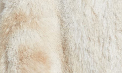 Shop Brave + True Brave+true Steinway Faux Fur Jacket In Linear Vanilla