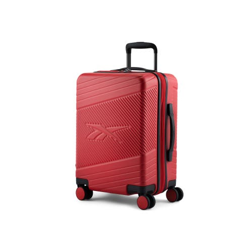 Shop Reebok Go Collection 2 Piece Luggage Set In Red