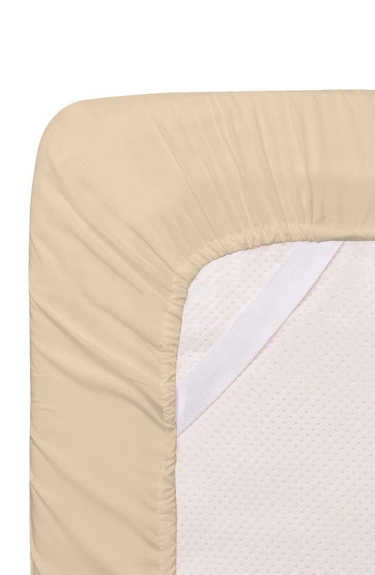 Luxury Home Brushed Microfiber Sheet Set In Cream