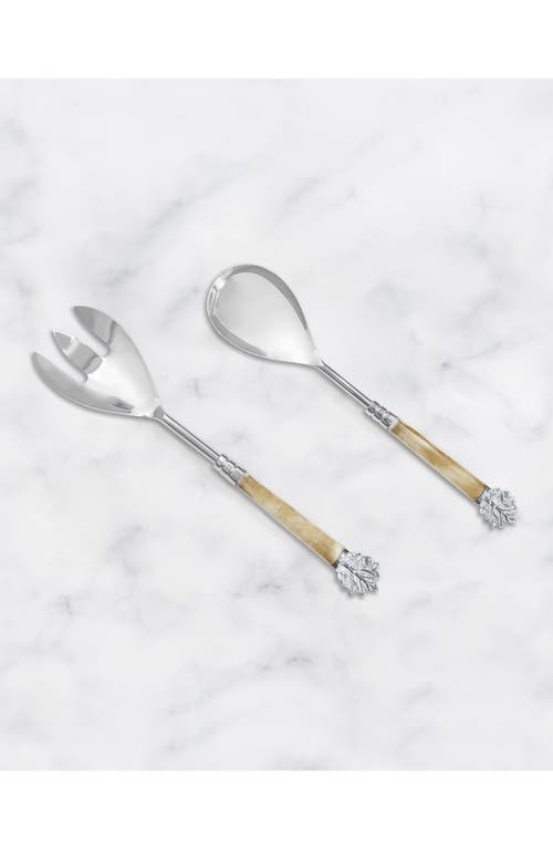 Tiramisu Desert Skies 2-piece Salad Serving Set In Brown
