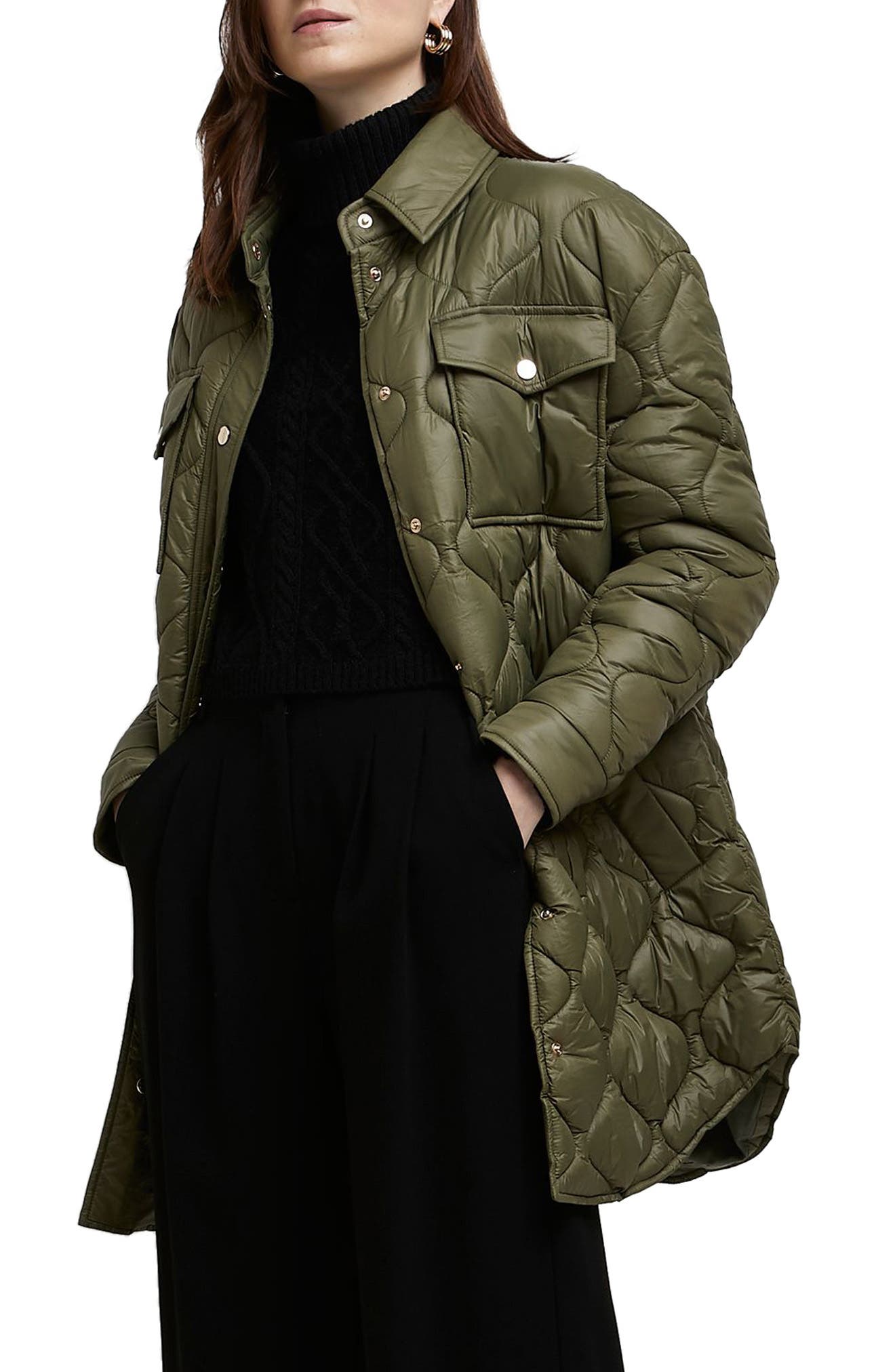 river island parka coat