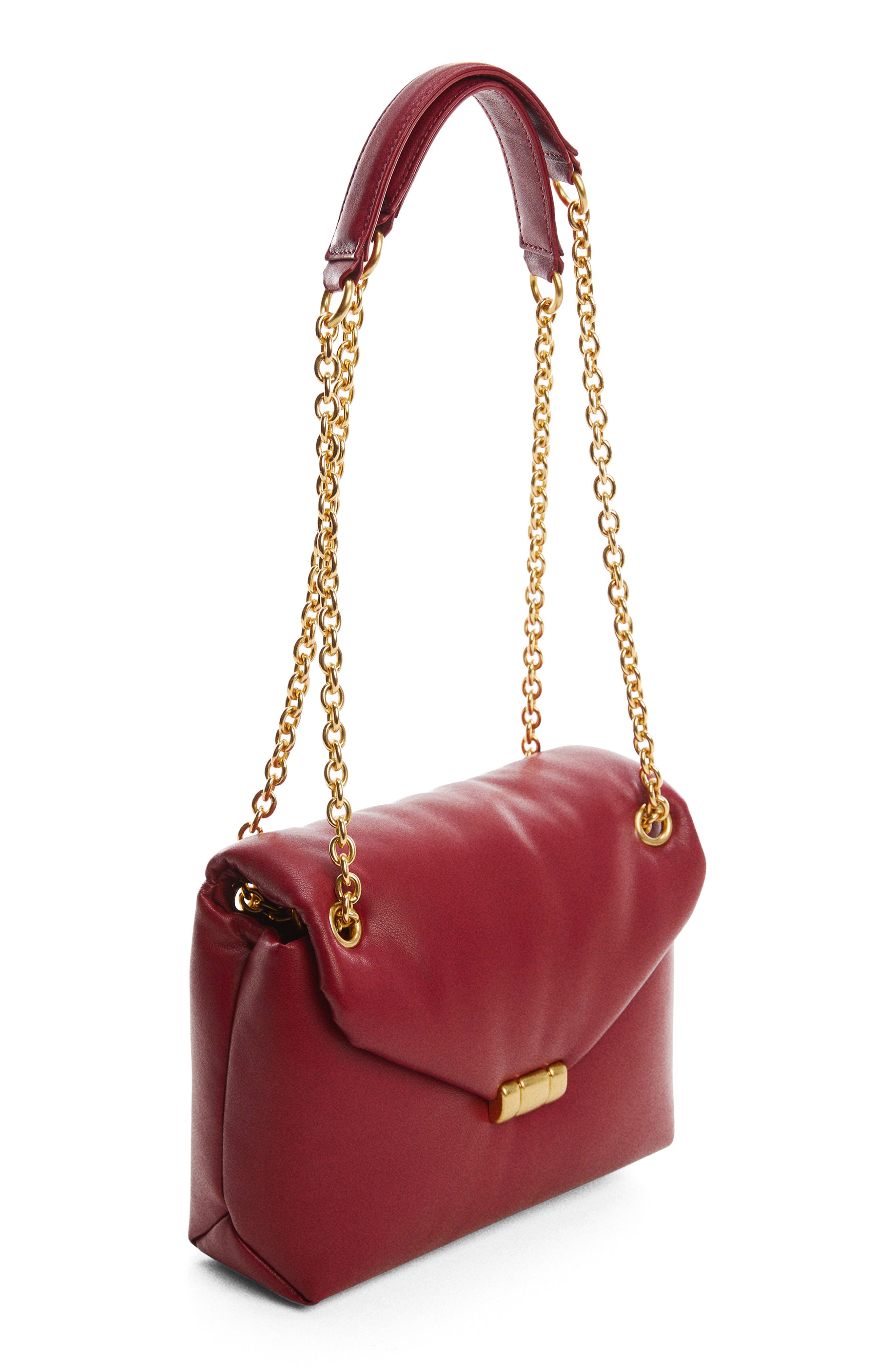 MANGO Chain Strap Faux Leather Shoulder Bag Nordstrom