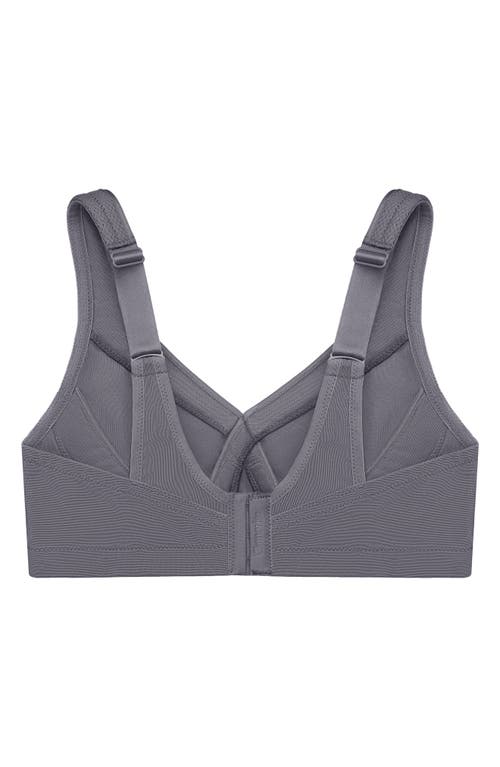 Glamorise Magiclift® Seamless Sports Bra In Charcoal Gray