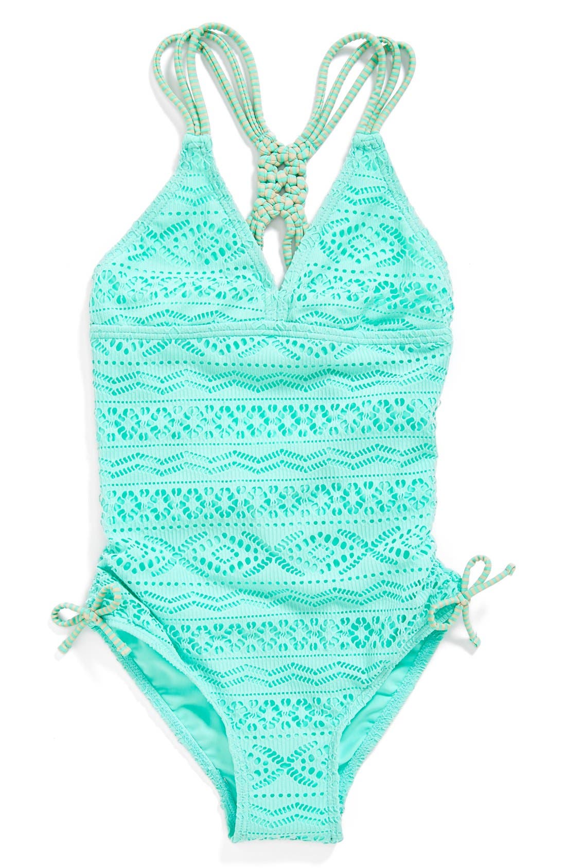 Gossip Girl 'Little Wild One' OnePiece Swimsuit (Big Girls) Nordstrom