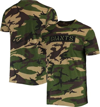 Women's New Era Black New York Giants Camo Long Sleeve T-Shirt