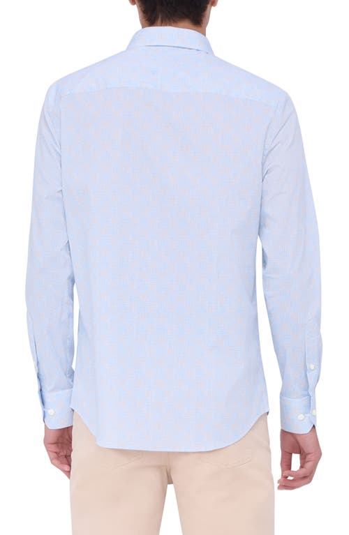 Shop Bugatchi Axel Shaped Fit Button-up Shirt In Ice