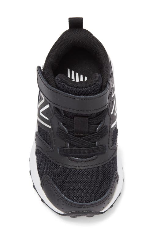 Shop New Balance Kids' 650 Sneaker In Black/metallic Silver