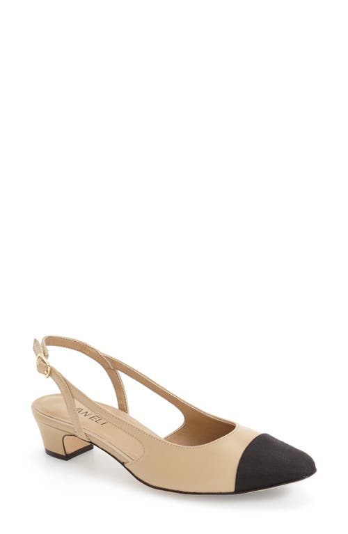 'Aliz' Slingback Pump in Pudding Leather