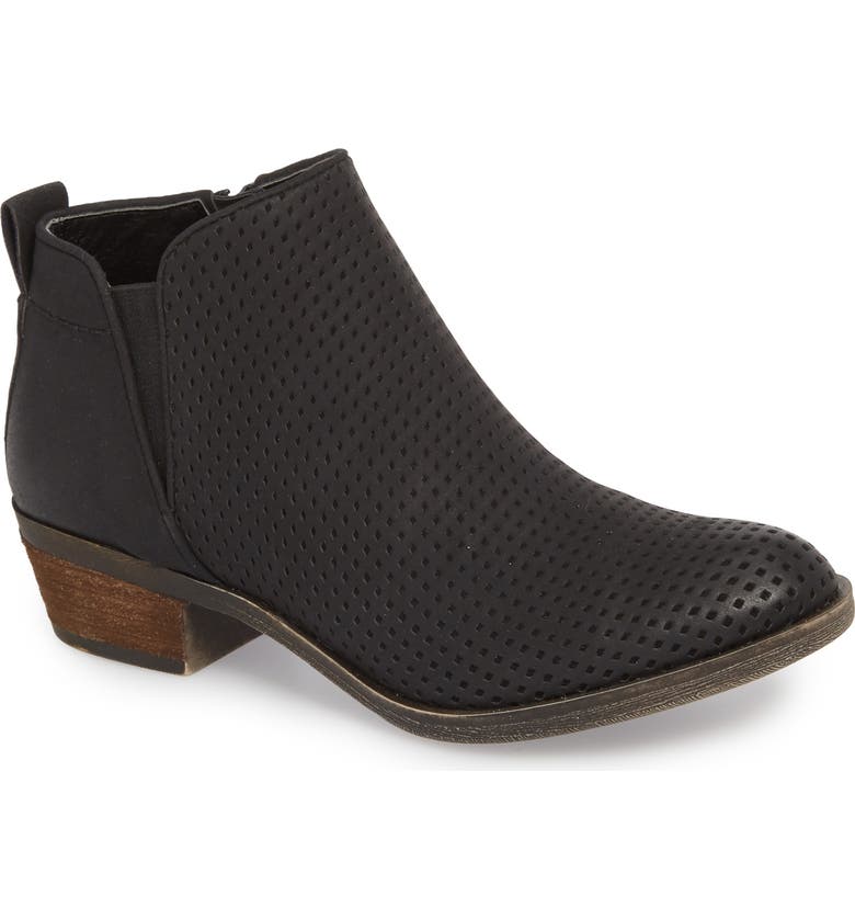 TREASURE & BOND Isla Bootie, Main, color, BLACK FAUX LEATHER