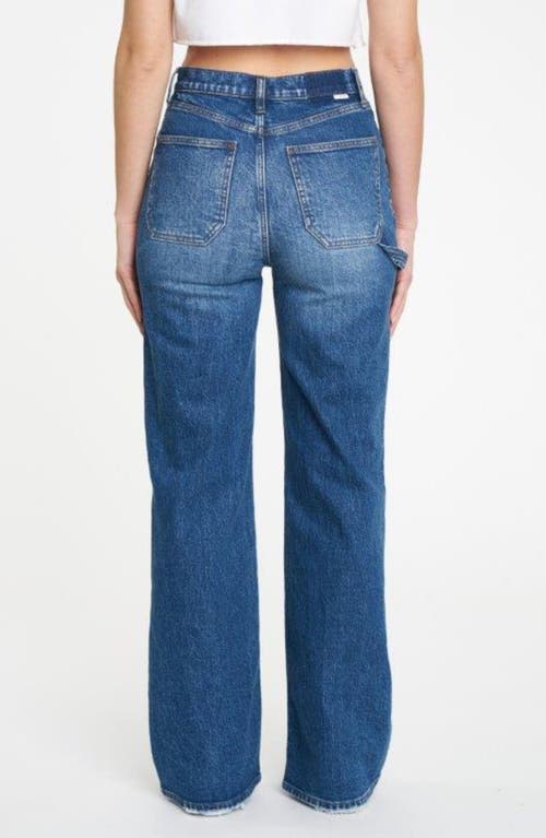 Shop Daze Far Out Patch Pocket Wide Leg Jeans In Play Date