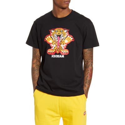 Icecream Grrr Graphic T-Shirt, Black