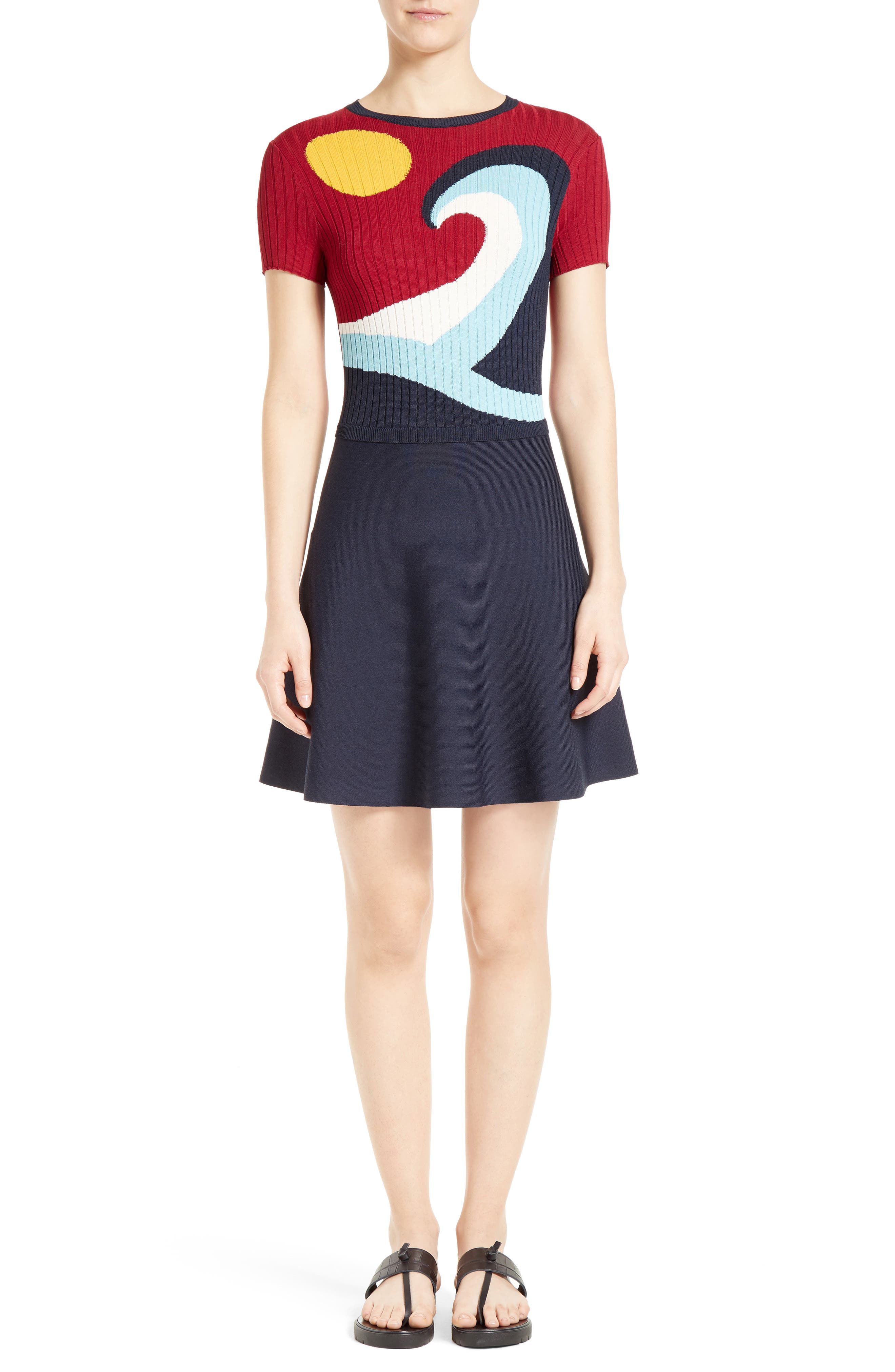 red valentino sweater dress