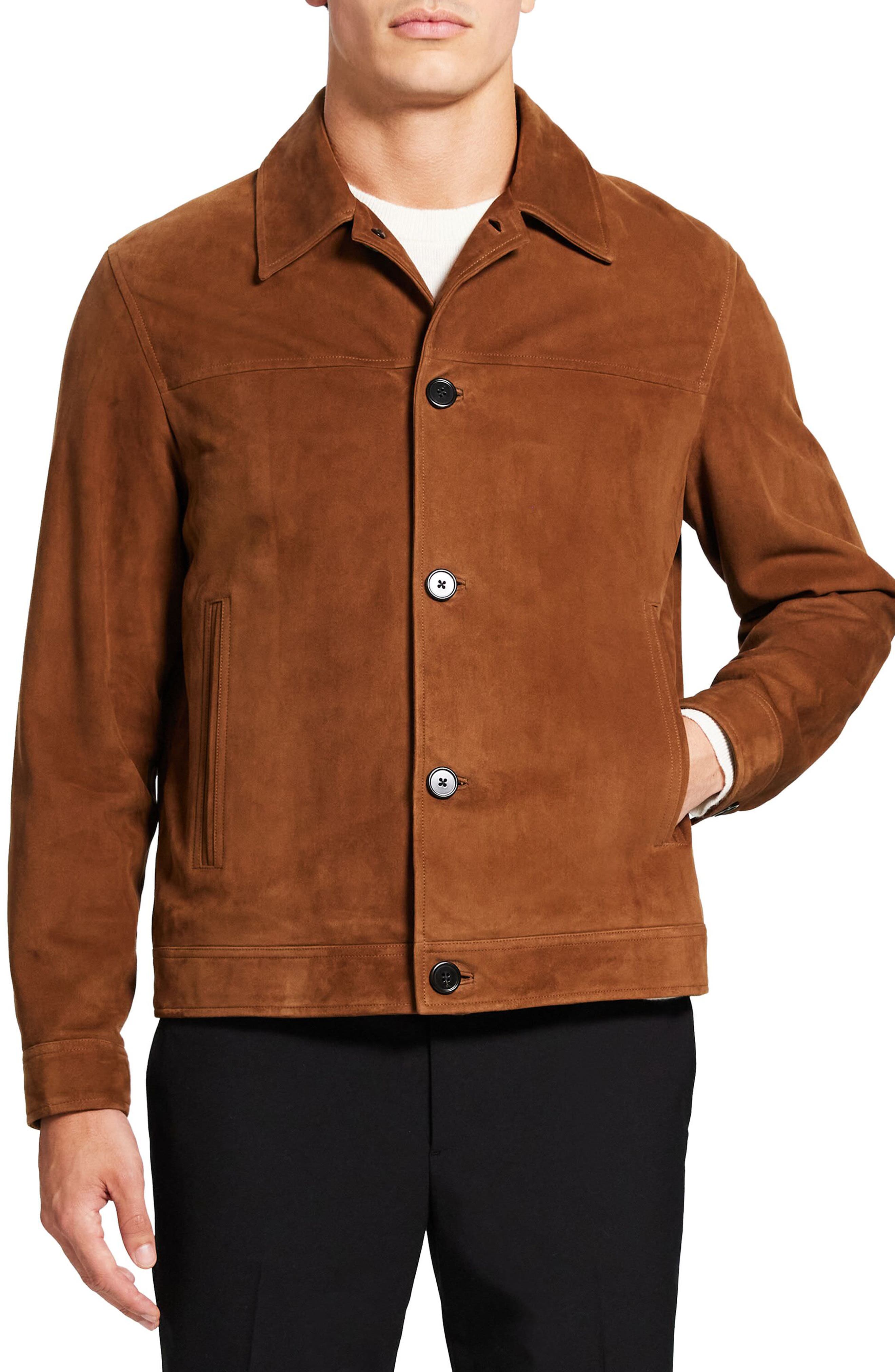 theory suede jacket