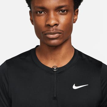 Nike Court Dri-FIT Advantage Tennis Half Zip Short Sleeve Top