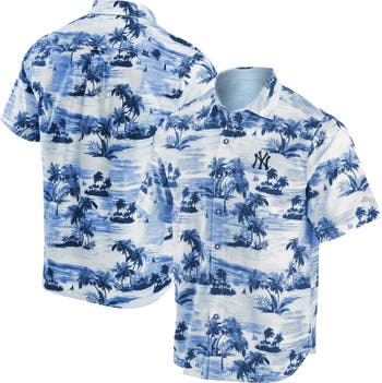 Men's Tommy Bahama Navy New York Yankees Tropical Horizons Button-Up Shirt Size: Large