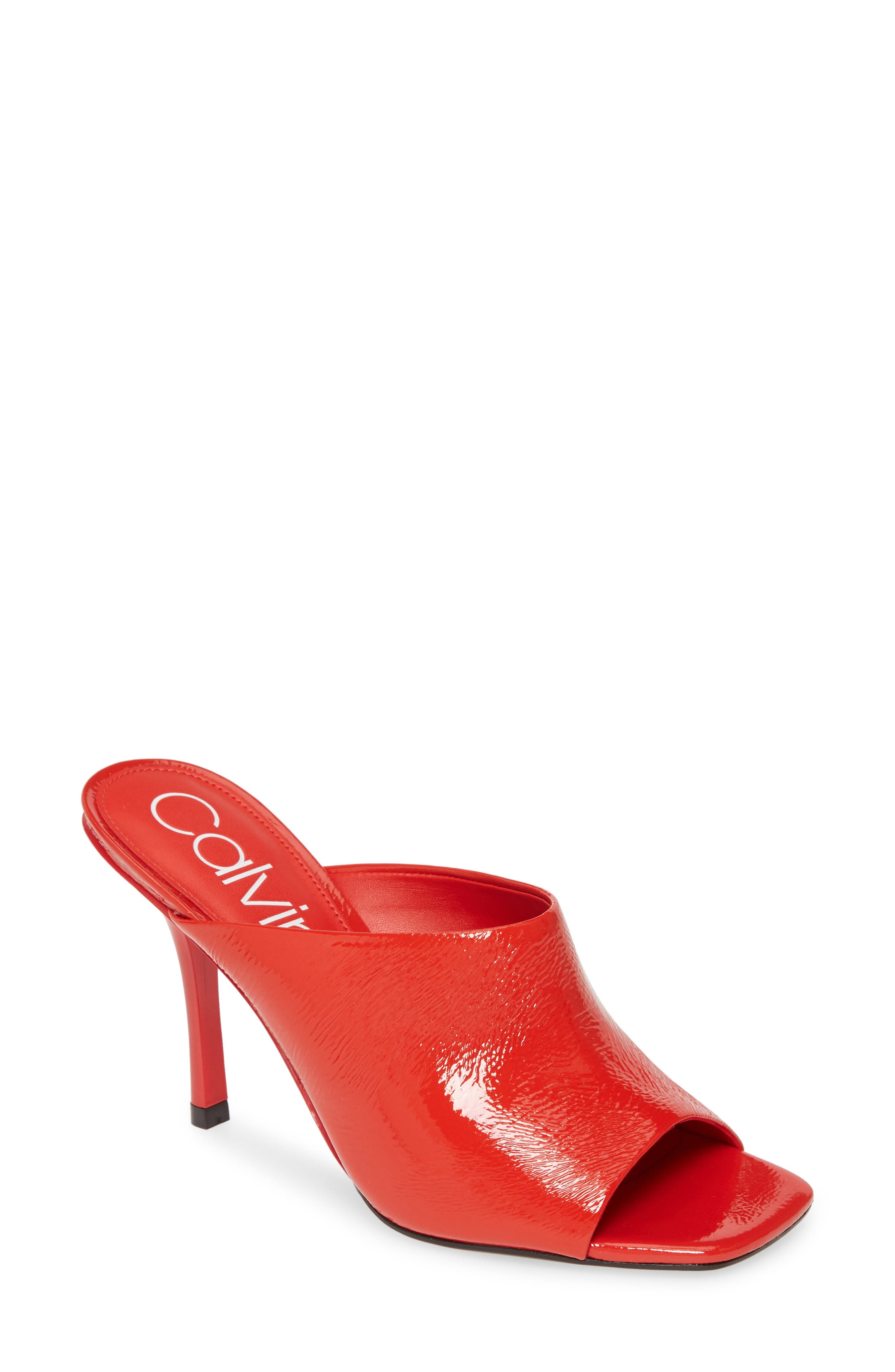UPC 194060133362 product image for Women's Calvin Klein Matos Sandal, Size 9 M - Red | upcitemdb.com