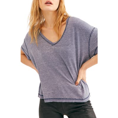 Free People All Mine Tee, Blue