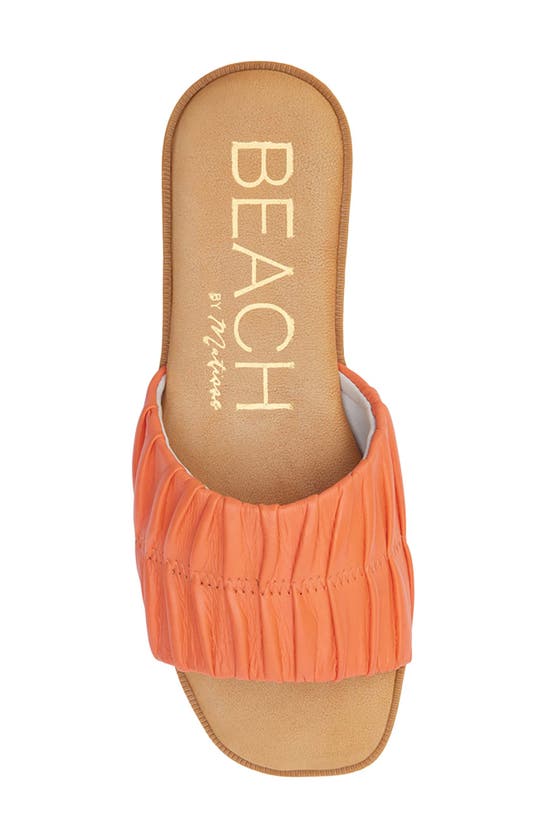 Shop Beach By Matisse Viva Slide Sandal In Coral
