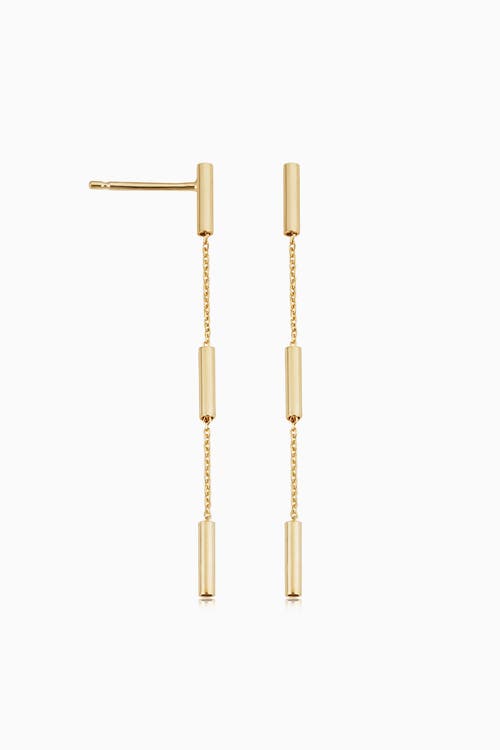 Oradina 14k Gold Vicenza Drop Earrings In Yellow Gold