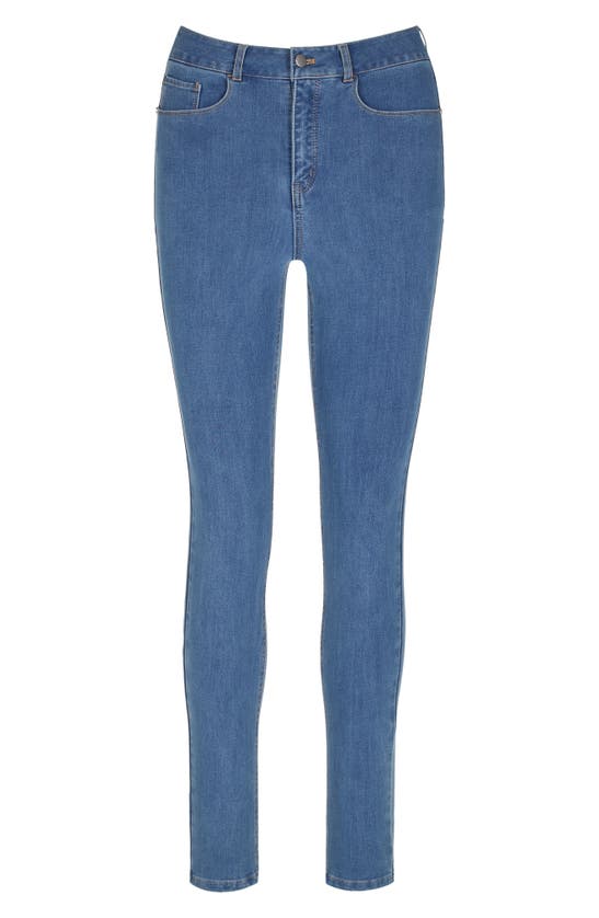 Shop Commando Do It All Skinny Ankle Jeans In Light Indigo