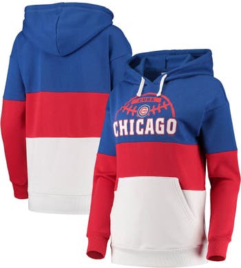 Youth Chicago Cubs Royal Stadium Color-Block Full-Zip Hoodie