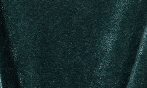 Shop Nordstrom Kids' Stretch Velour Romper In Green Park